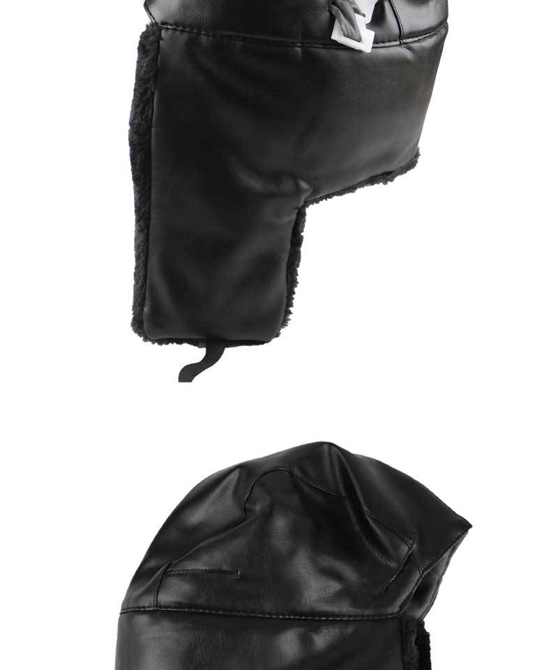 漢盾HD-HT0104皮質羊剪絨內襯防寒安全帽8