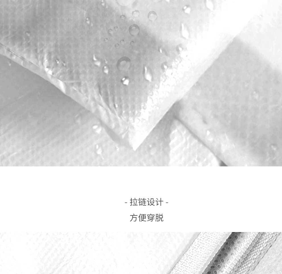 漢盾HD-BP616帶帽連體式限次使用工業防護服8