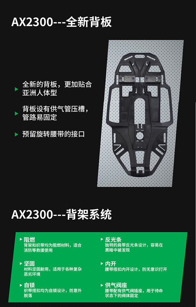MSA梅思安10240485正壓式空氣呼吸器6.8L無表瓶閥AX2300 5