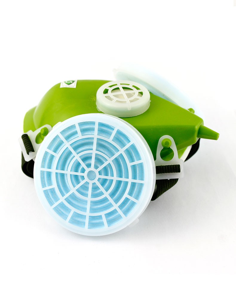 生力301-XK半面罩雙濾盒防塵面具5