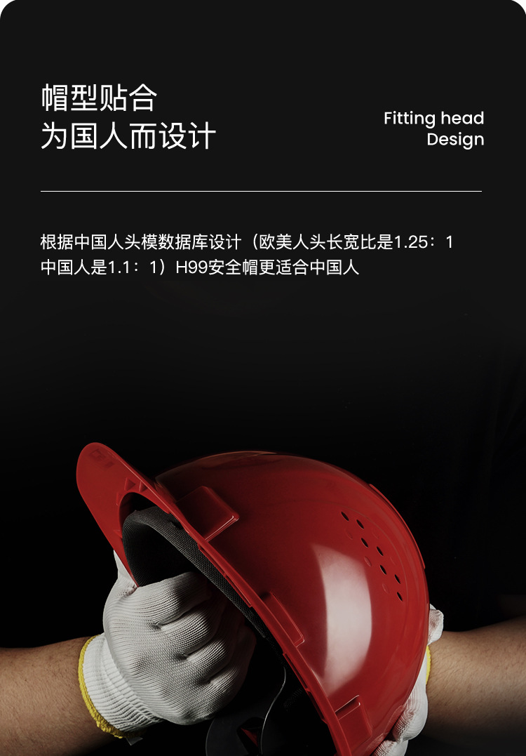 霍尼韋爾H99RA107S ABS藍色安全帽 H99S系列帶透氣孔9