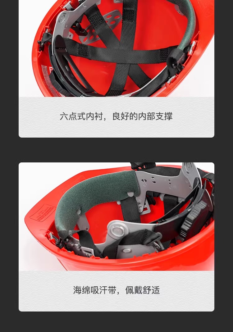 霍尼韋爾L99RS115S PE紅色安全帽 L99S系列安全帽16