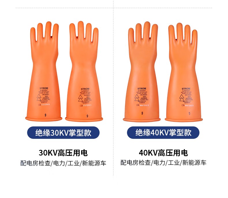 XLO-050/S1-280 STROM乳膠絕緣手套5