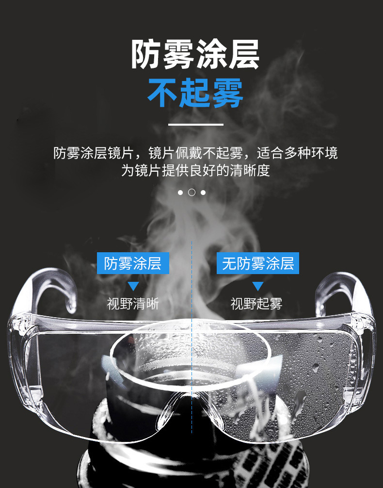 定和DH4010防霧防沖擊多功能防護眼鏡4