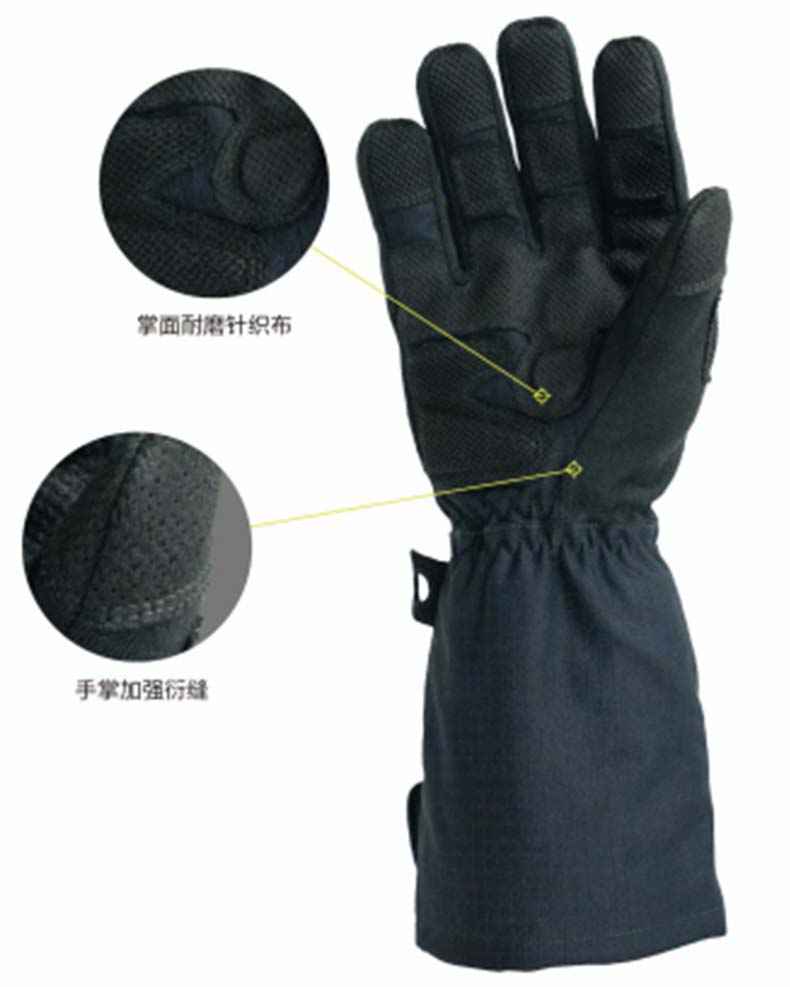 2RABOND MH002芳綸浸硅膠絨面皮阻燃隔熱森林滅火手套2.jpg