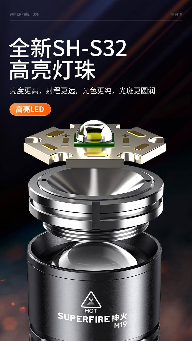 神火M19強(qiáng)光小鋼炮手電筒3.jpg