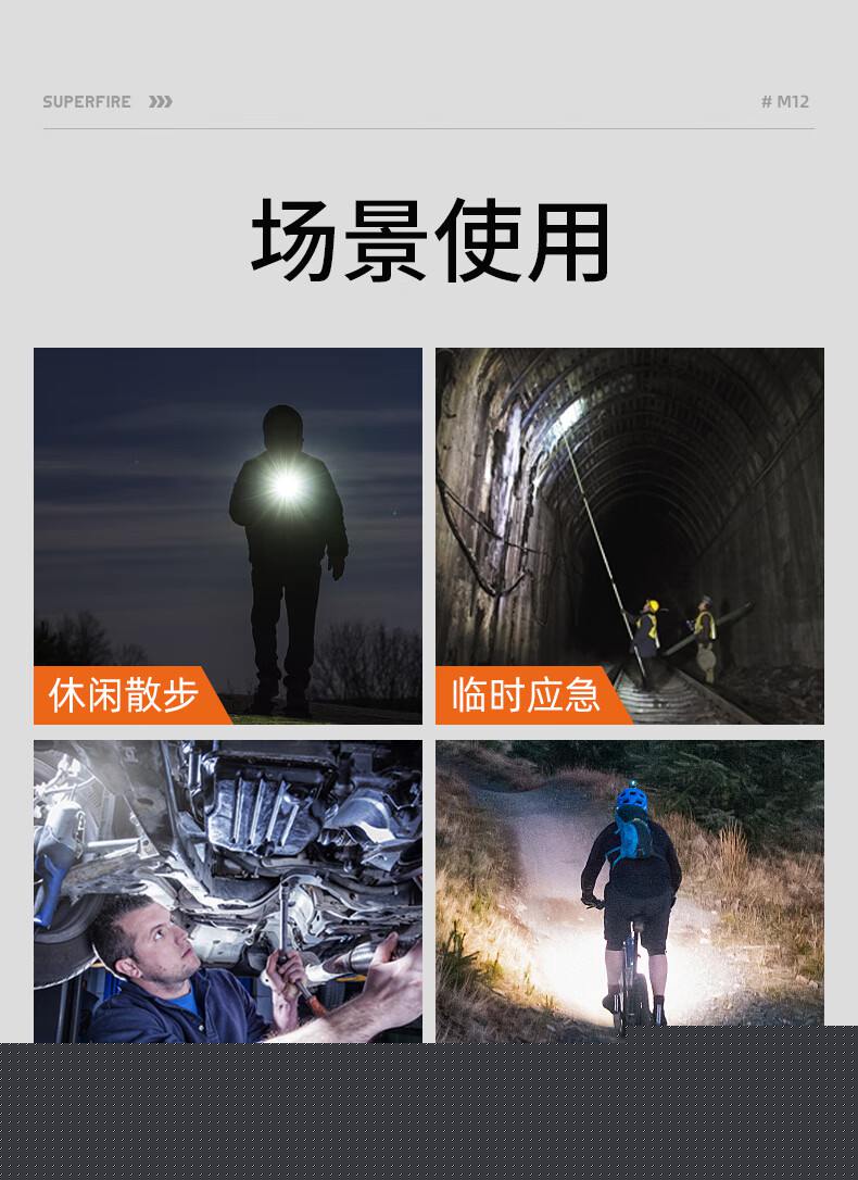 神火M12 NTC溫控保護強光手電筒11.jpg