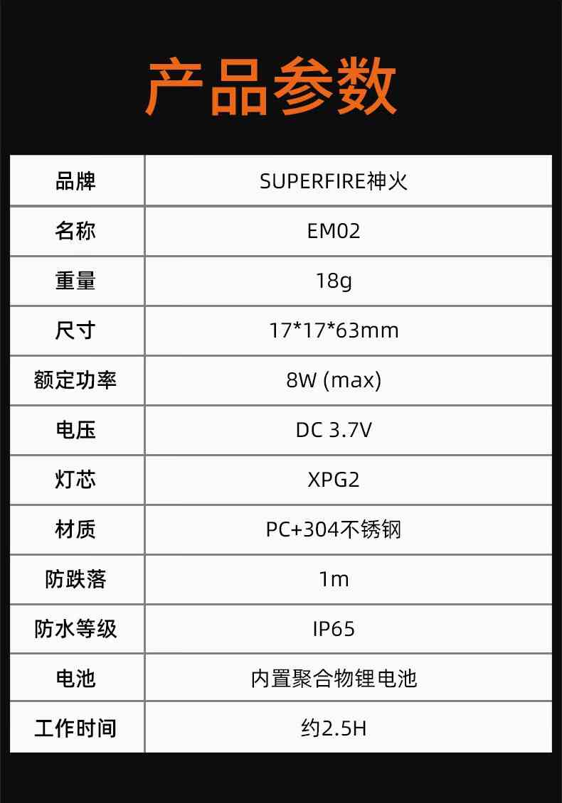 神火EM02 EDC便攜鑰匙扣燈手電筒12.jpg