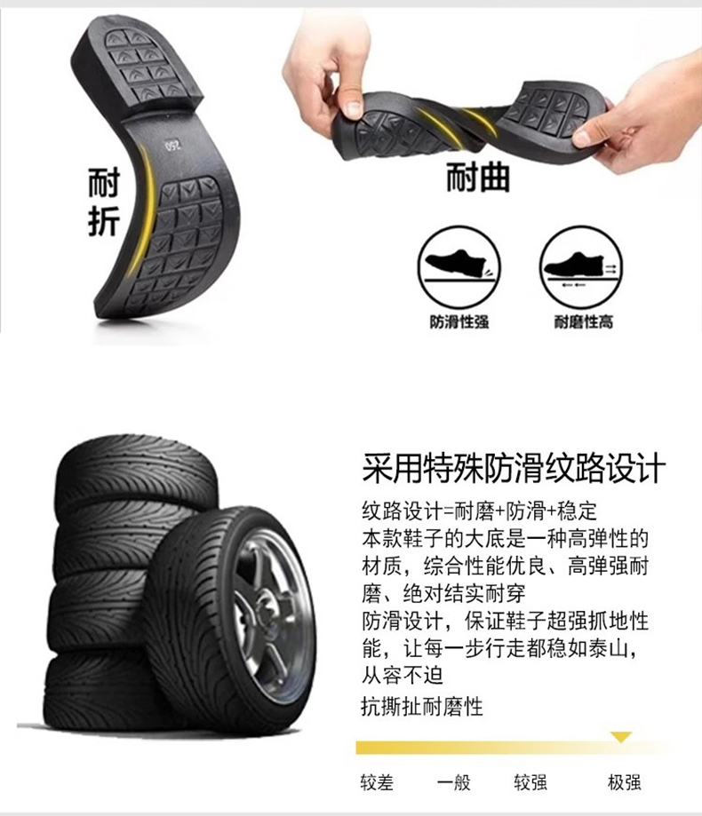 百集D1100灰綠色優質反毛皮防滑耐磨安全鞋4