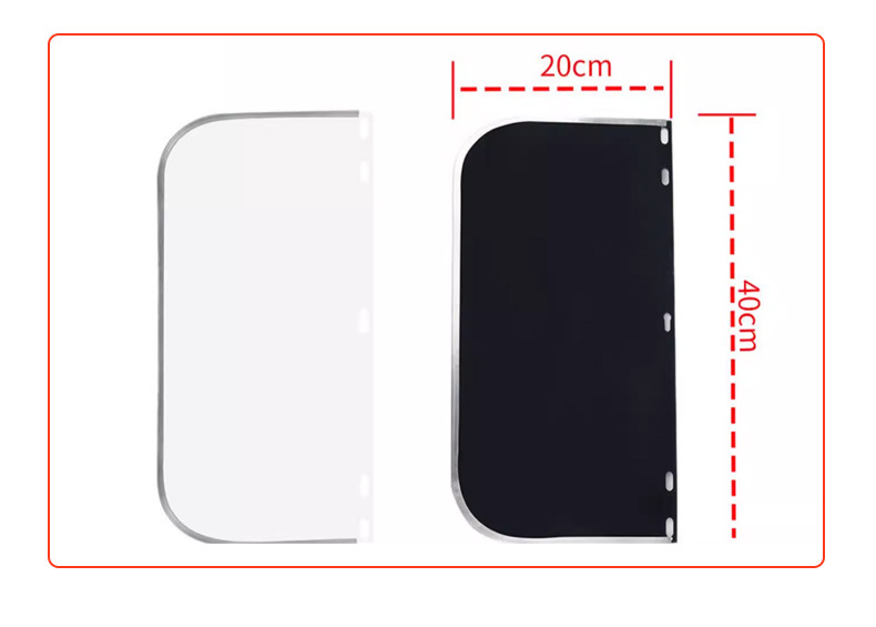 定和DH4051防護(hù)面屏PC防化防沖擊面罩7