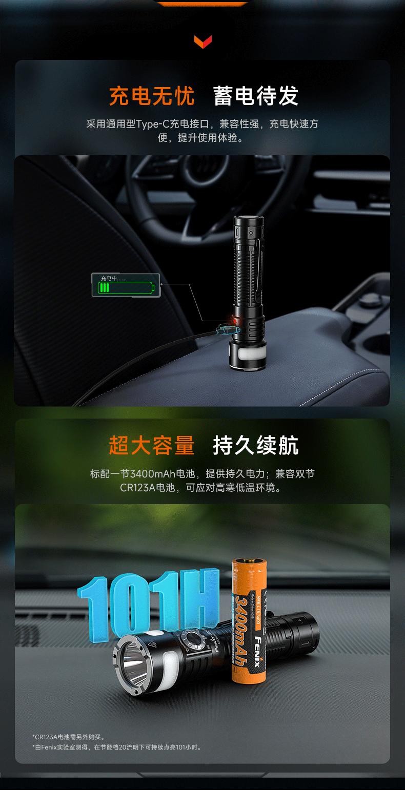 FENIX菲尼克斯LD35R LD系列多功能車載手電8.jpg