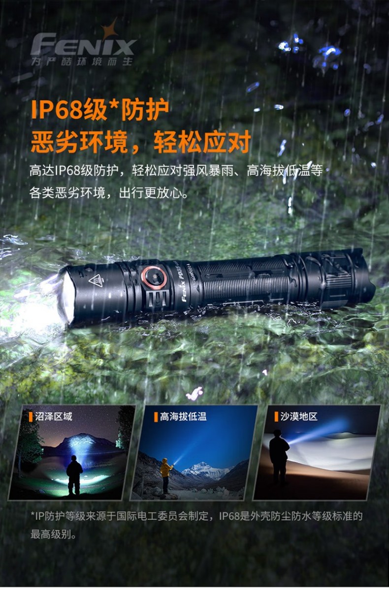 FENIX菲尼克斯PD35 PD系列新世代戰術小直筒手電13.jpg