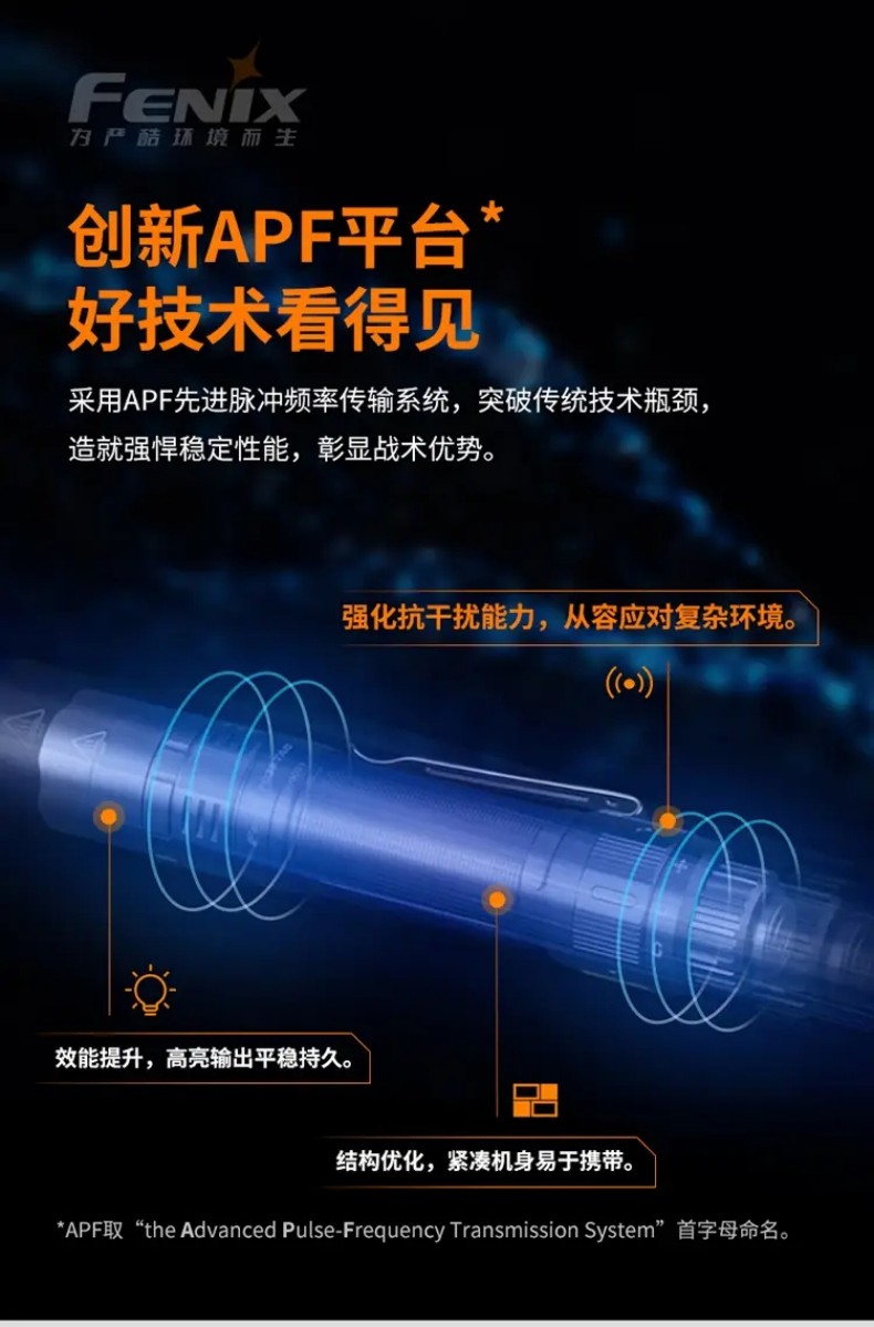 FENIX菲尼克斯PD36 TAC PD系列純機械戰術小直筒手電8.jpg
