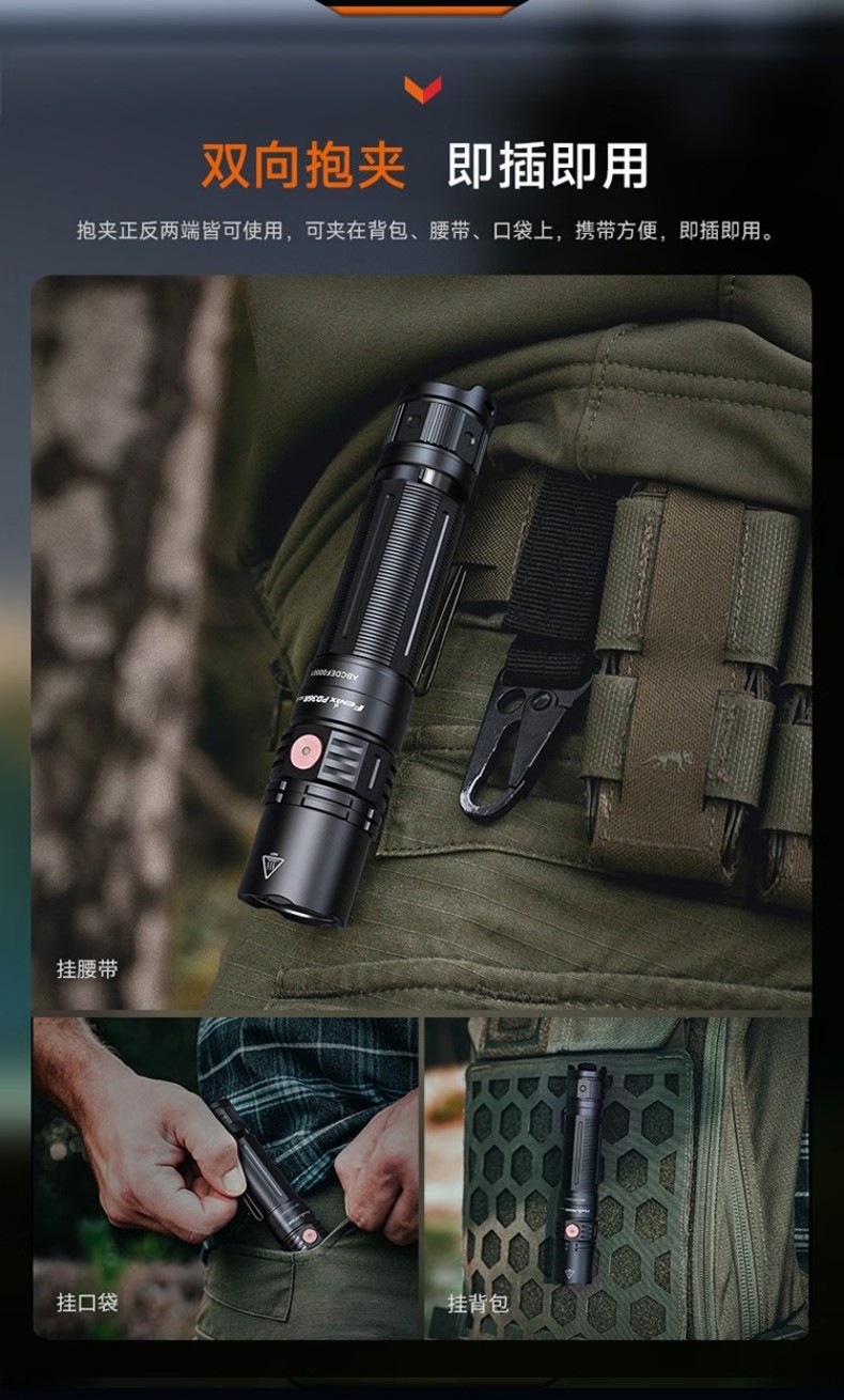 FENIX菲尼克斯PD36R PD系列充電戰(zhàn)術(shù)小直筒手電6.jpg