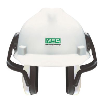 MSA梅思安10087424高衰頻頭盔式防噪音耳罩