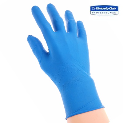 KLEENGUARD G10藍色丁腈手套