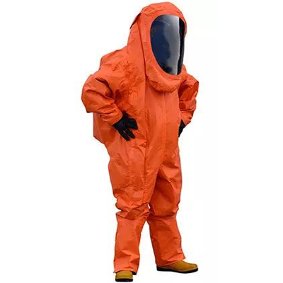 杜邦Tychem6000FR TP602T OR氣密阻燃防化服A級全封閉防護(hù)服