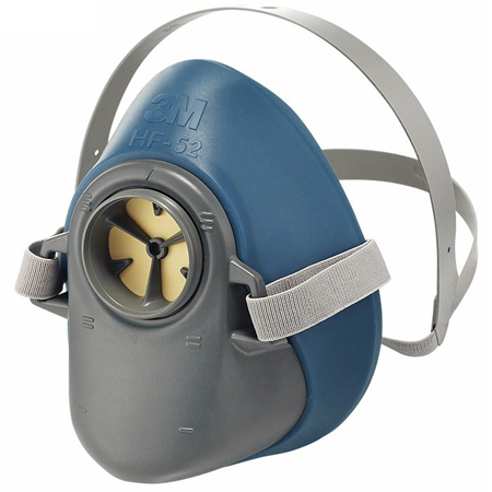 3M HF-52硅膠半面罩防毒面具