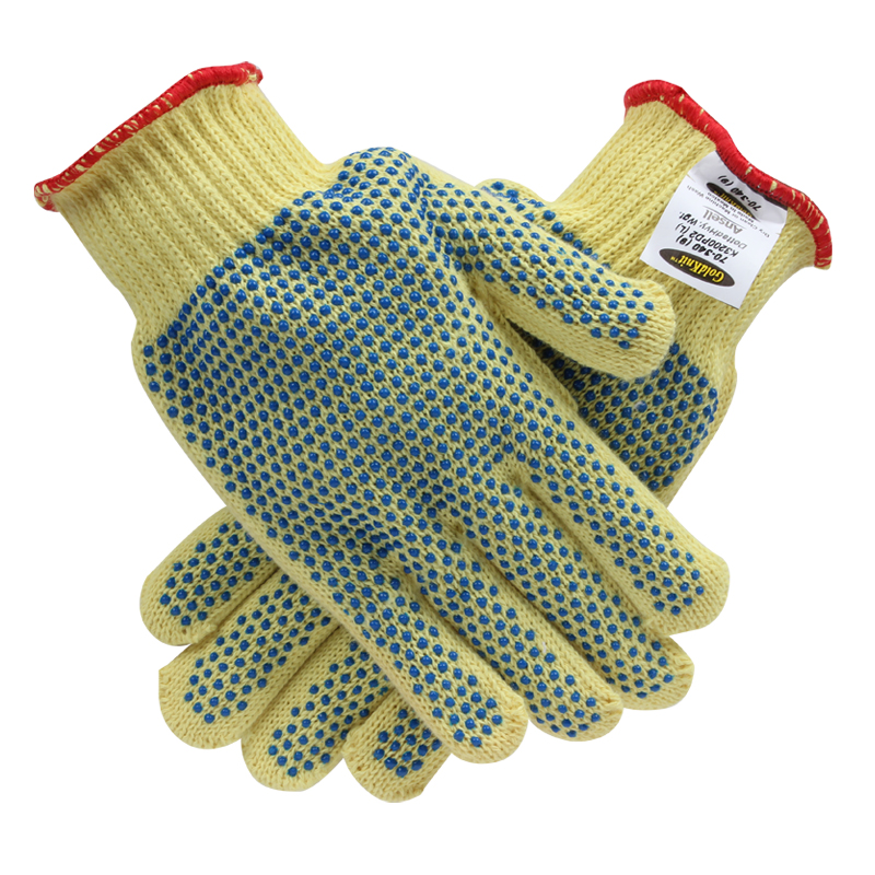 安思爾70-340纖維點(diǎn)塑防割手套