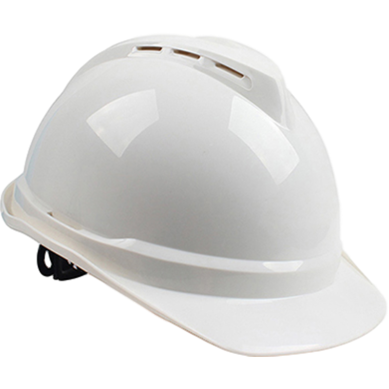 梅思安10156020白色豪華型無孔PE安全帽