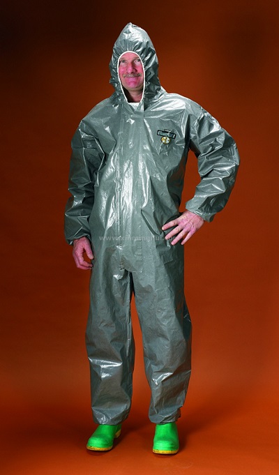 雷克蘭AMN428GE帶帽連體防化服