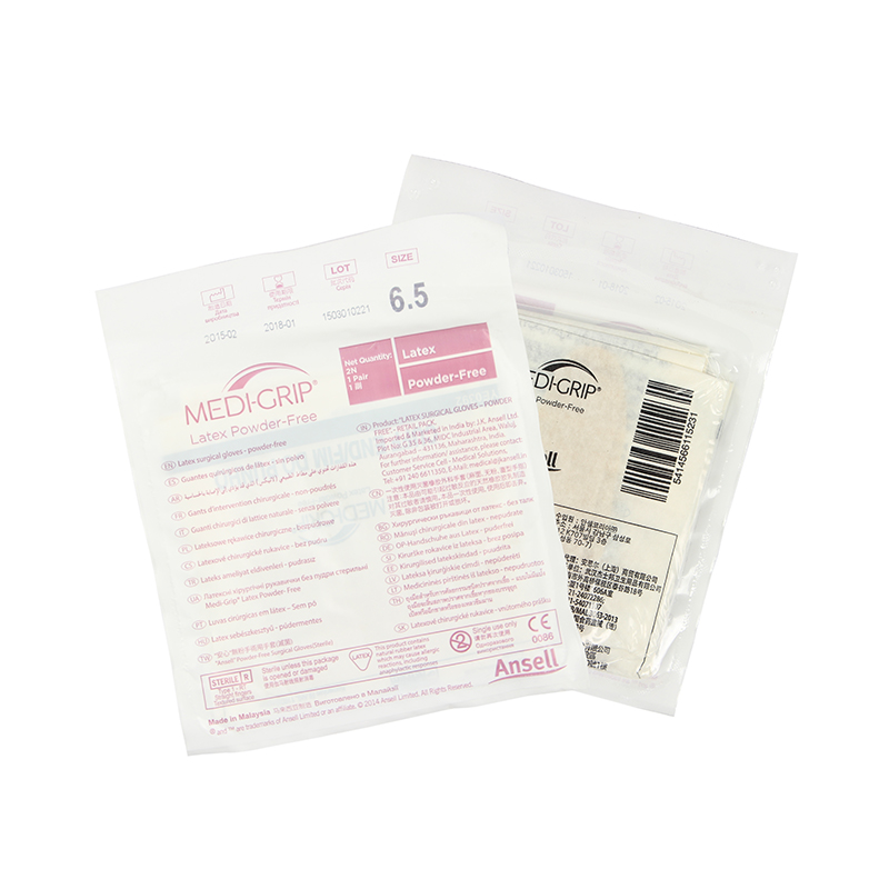 Ansell安思爾354104Medi-Grip一次性滅菌橡膠外科手套（無粉）