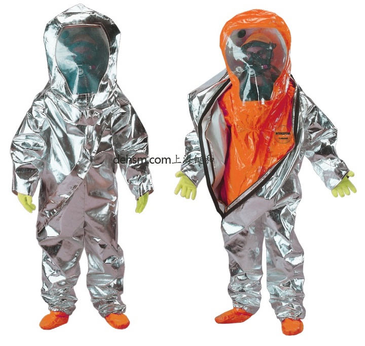 雷克蘭ICT645A 攔截者A級(jí)氣密型隔熱防化服實(shí)物圖片