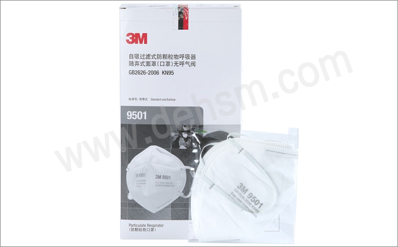 3M9501防塵口罩外包裝圖片