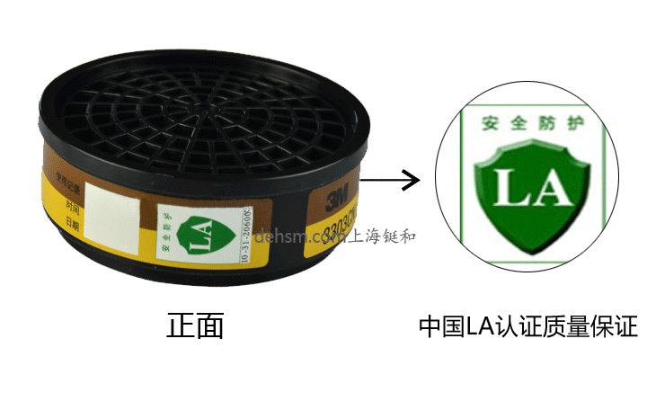 3M3303濾毒盒通過中國LA認證