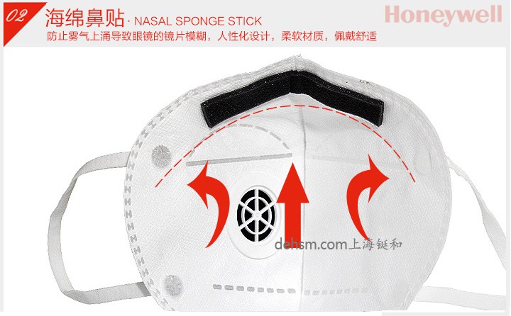  霍尼韋爾H1009301V KN95防塵口罩親膚內里