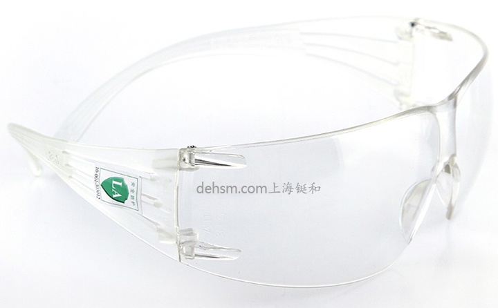 3M SF201AF透明防霧防護眼鏡圖片-側面