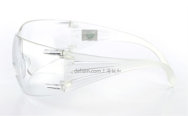 3M SF201AF透明防霧防護眼鏡圖片-左側面