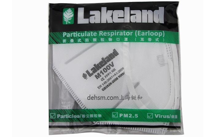 雷克蘭M100V KN95防塵口罩包裝圖