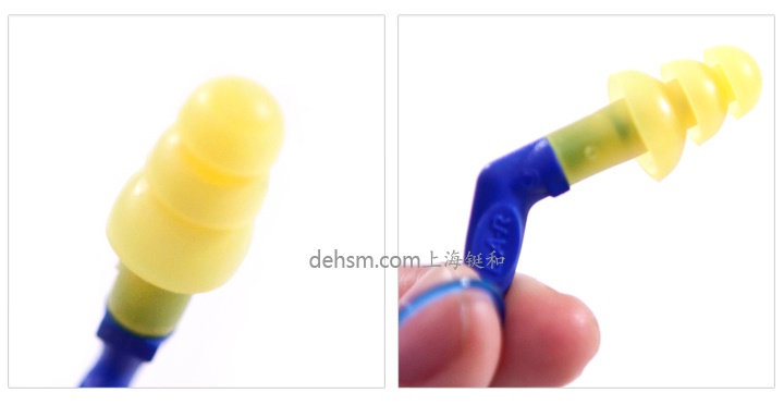 3M340-8002硅膠帶線防噪音耳塞細節圖