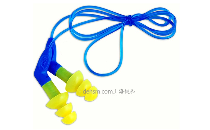 3M340-8002硅膠帶線防噪音耳塞圖片-正面