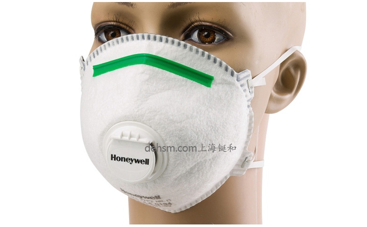 霍尼韋爾5211FFP2防塵口罩佩戴示意圖