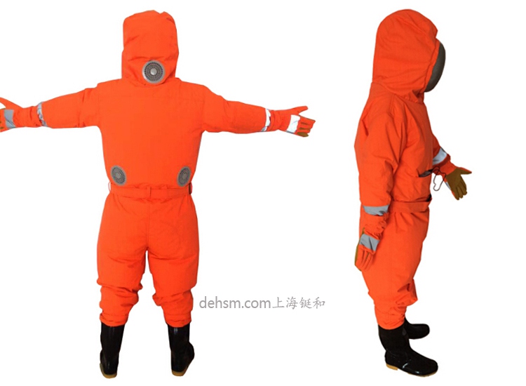 DH1030風扇型防蜂服圖片-反面、側面