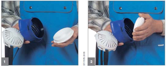 防塵面罩配件安裝圖1