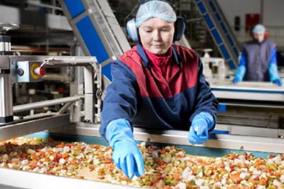 戴丁腈手套對熟食加工作業中