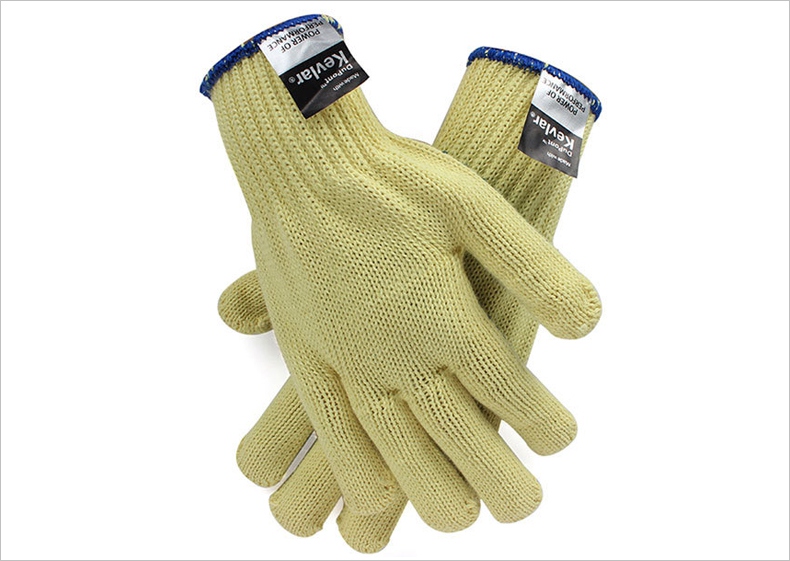 杜邦KK1051kevlar點塑防割手套圖片-反面