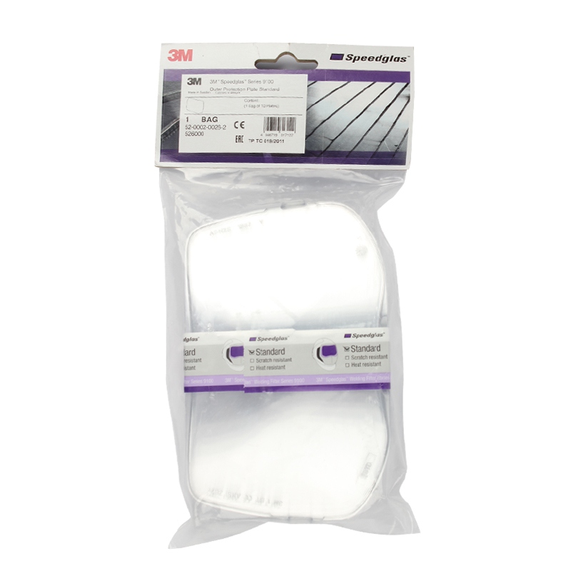 3M9100電焊面罩變光屏外保護片包裝圖1