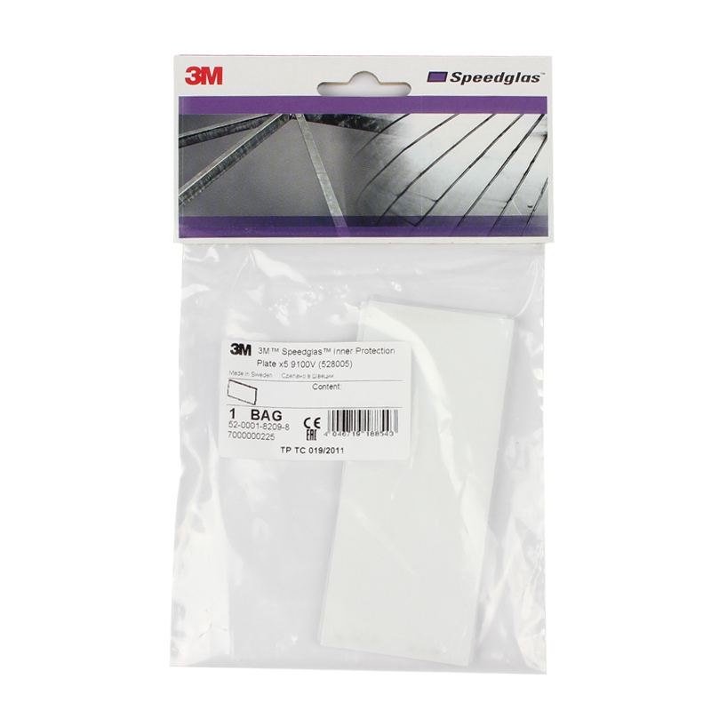 3M9100V電焊面罩自動變光屏內保護片包裝圖1