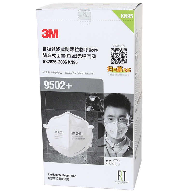 3M 9502+ KN95頭戴式防塵口罩圖4