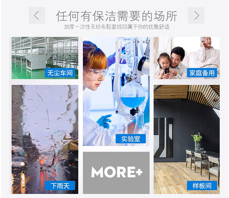 DH5100一次性無紡布鞋套使用領域