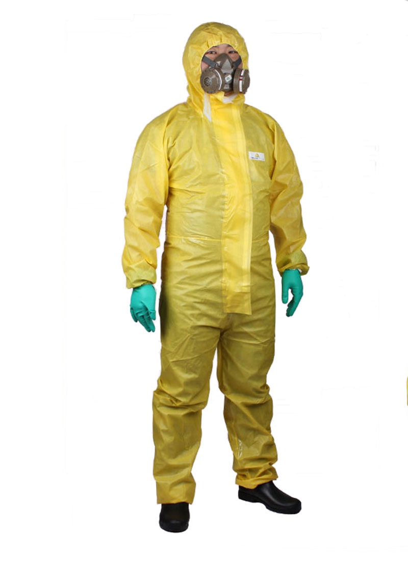 代爾塔406030黃色防化服圖1
