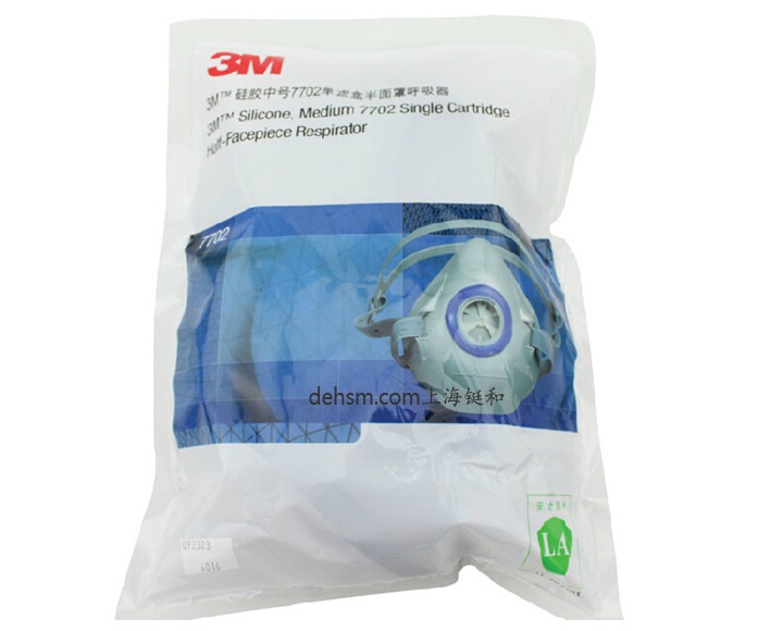 3M7702半面罩防毒面具包裝圖