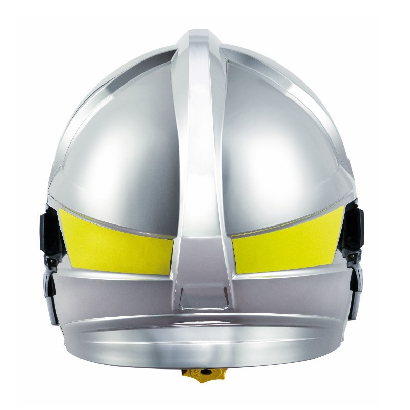 梅思安10166659鎳色消防頭盔圖2