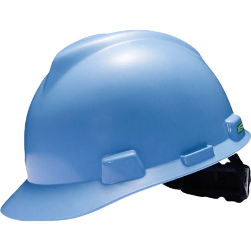 梅思安10172894湖藍標準型ABS安全帽圖1