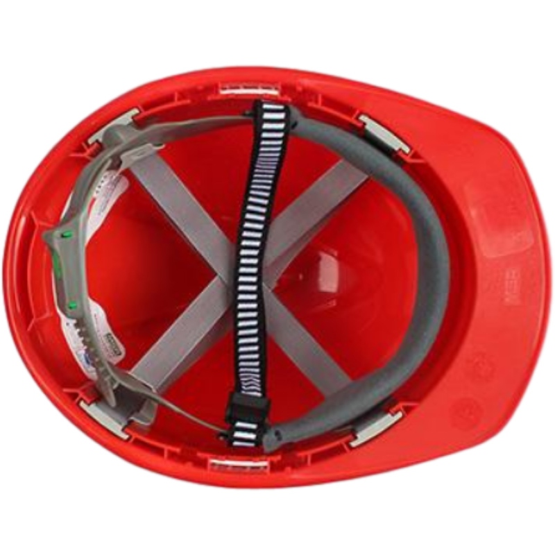 梅思安10146614紅色豪華PE安全帽圖3