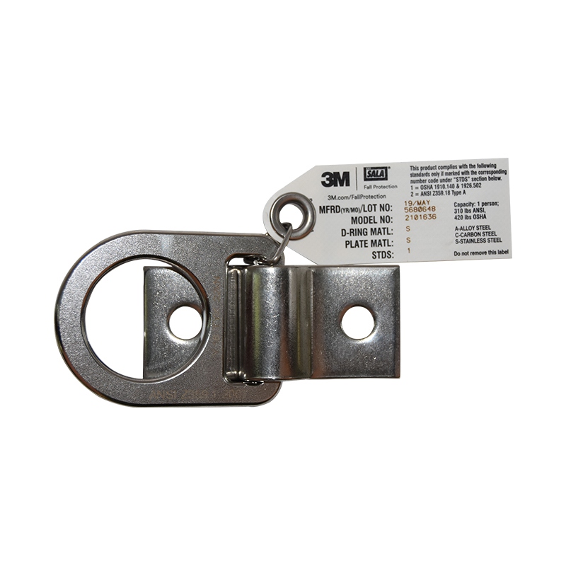 3M凱比特2101636不銹鋼D型環錨點圖3